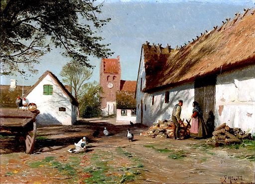 Village View from Oppe Sundby (1920)