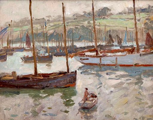 The Harbor at Douarnenez (1920)