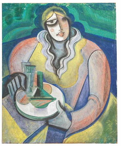 Lady with Tray (c.1930)
