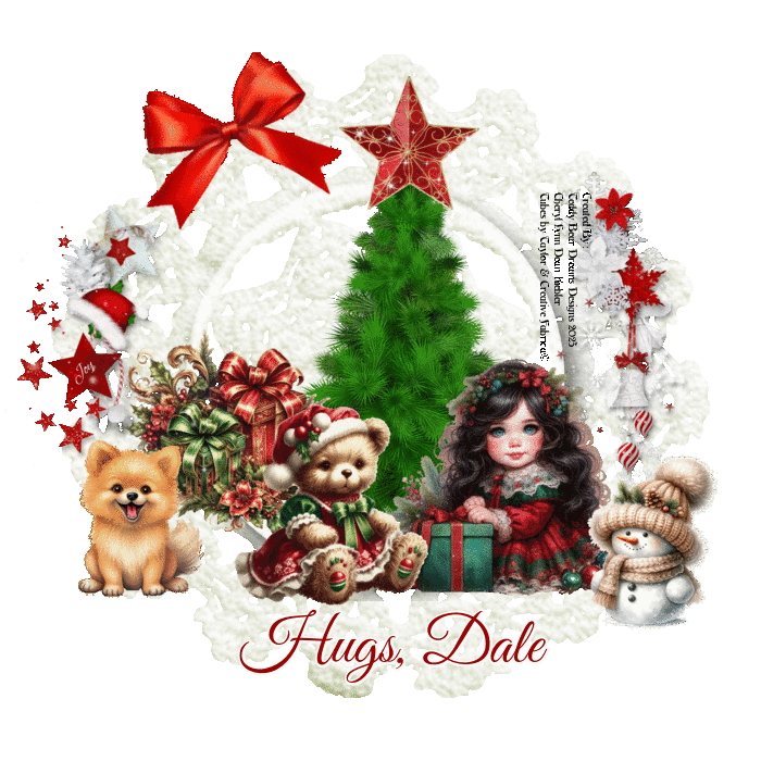 The Love of Christmas Signature Tags and Extras album 🐾Teddy Bear