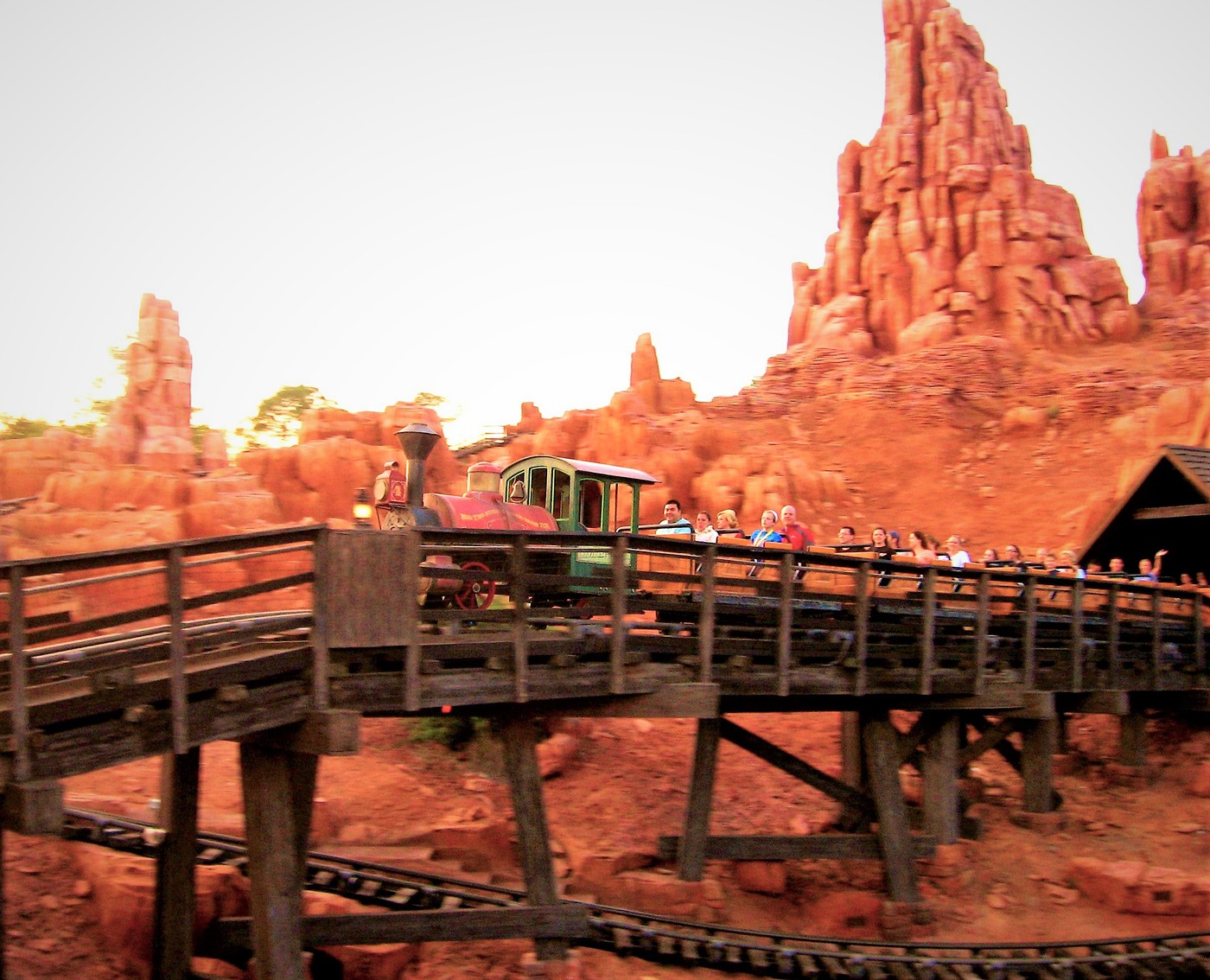 Photo: Mine train rollercoaster, similar to the one in Disneyland ...