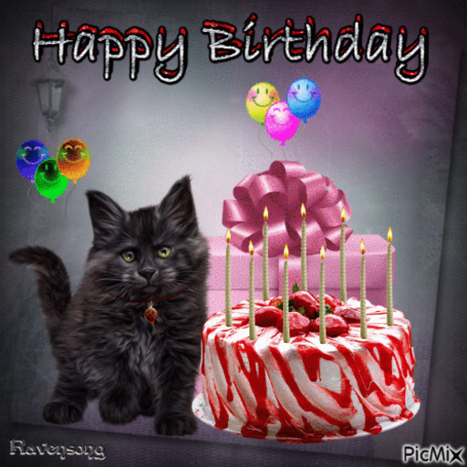 Photo: cute-puppies-funny-happy-birthday-gif, ~*~Birthdays~*~ album, Miracle-Marge