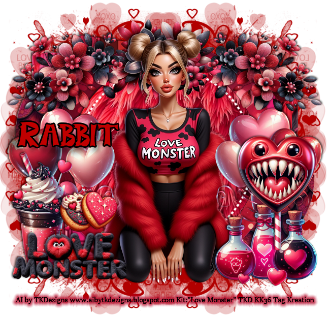 Photo: Rabbit-LoveMonster-KK36-TKD | SpinToWinJAN album | Kitkat36 ...