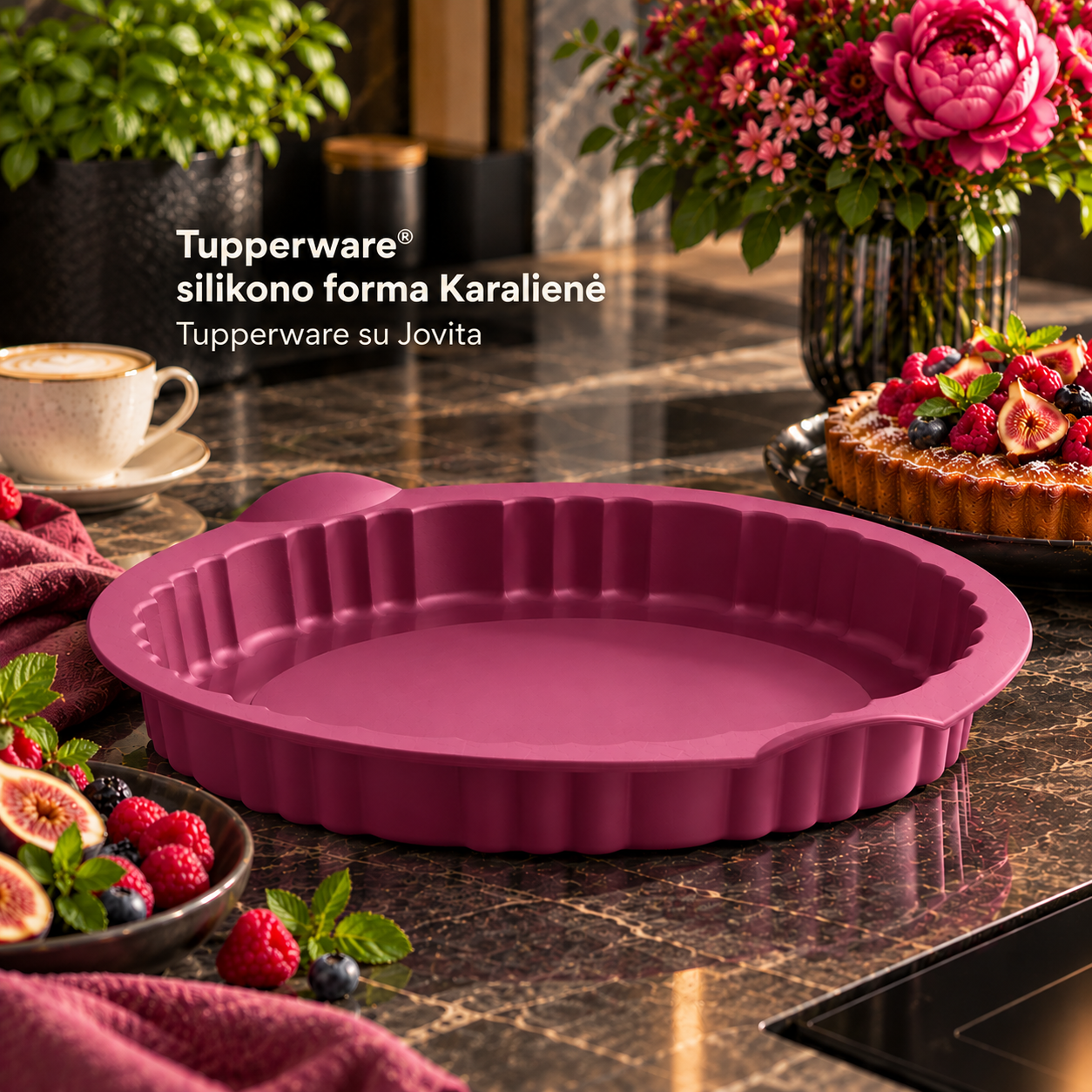 Tupperware October Photo: 👑 Tupperware silikoninė kepimo forma „Karalienė“ – 1,7 l 🔥 Dabar ...