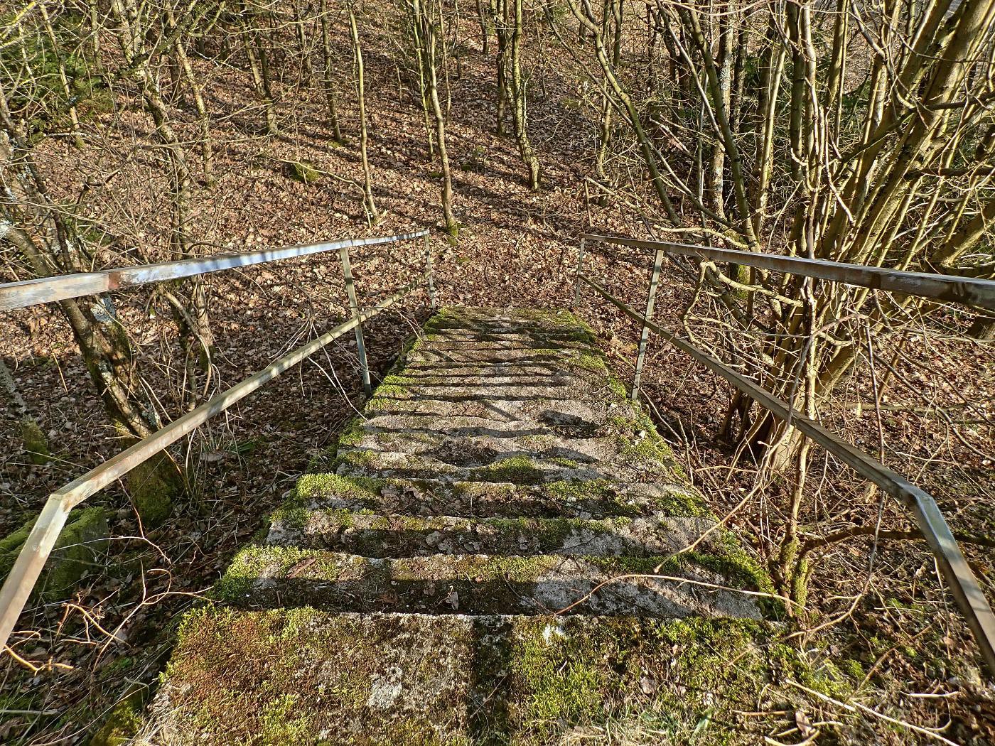 Treppe Raketenstation Hohe Egge