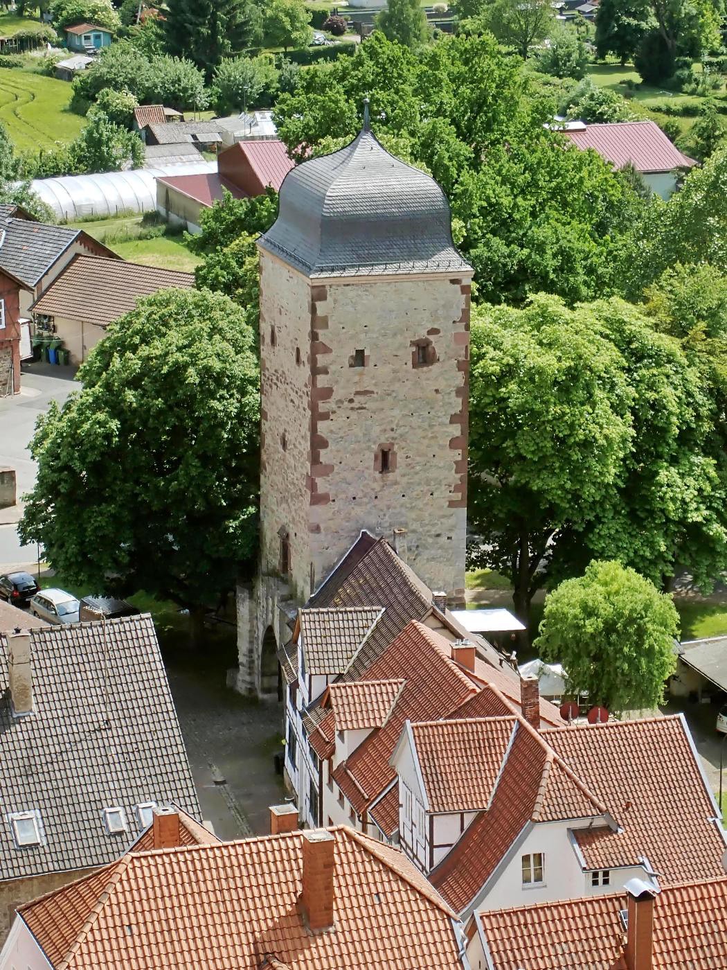Blick vom Kattenturm auf den Johannisturm