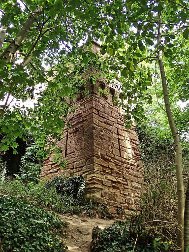 Pfeiler der Burgmauer