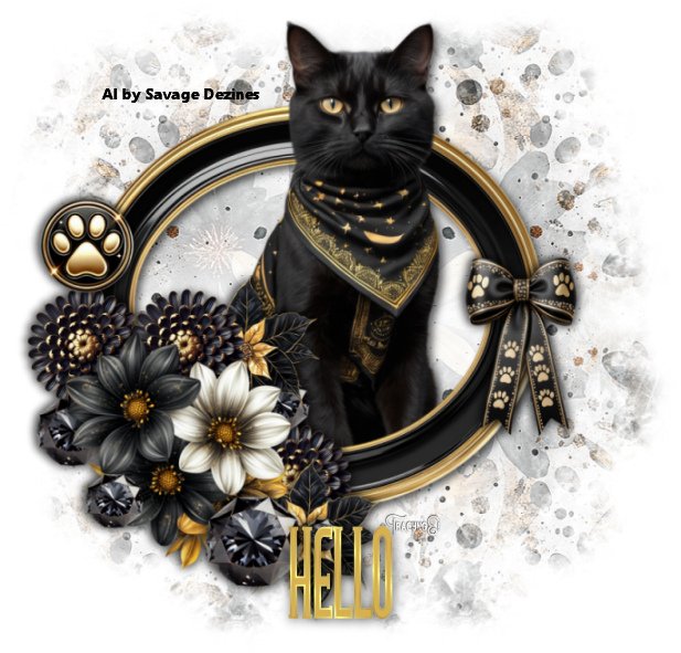 Photo: Black Cat A TnoE! Tag Hello | Black Cat Extras album | TracynoE ...