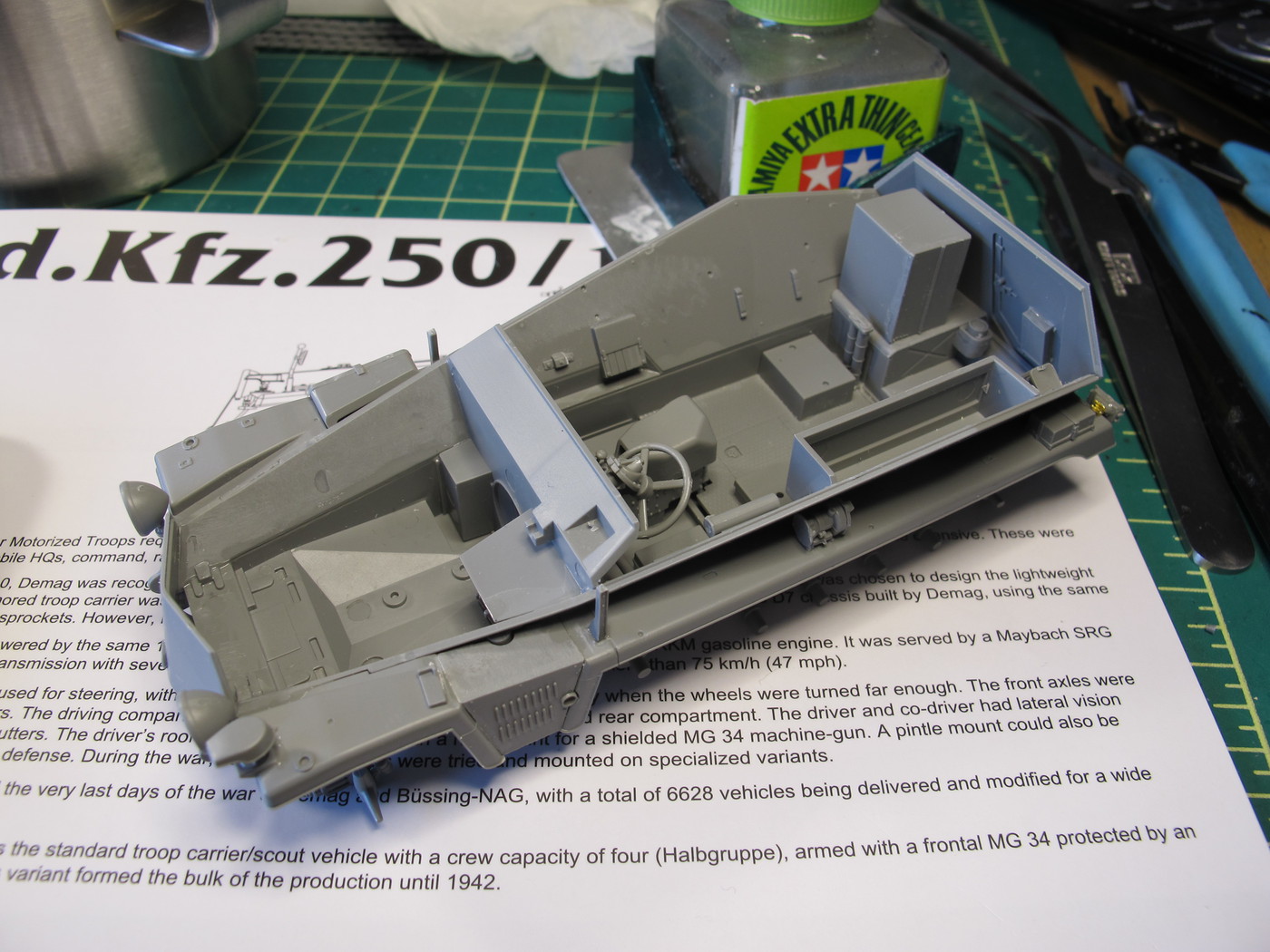 Photo: IMG 7435 | Sd.Kfz.250/1...German 1/2 Track by Takom album ...