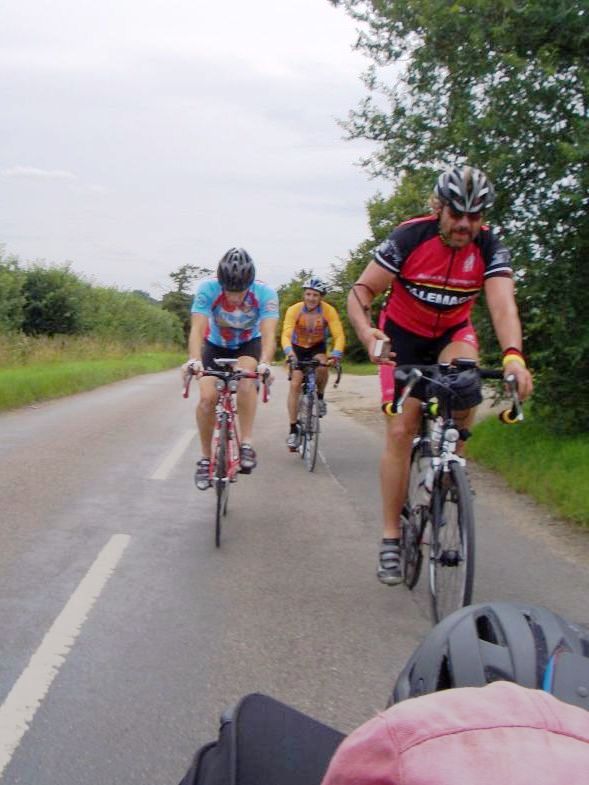 Manfred behind Joachim