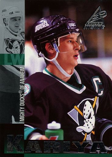 2002-03 J.F. Damphousse Anaheim Mighty Ducks Pre-Season Game Worn