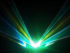 Lasershow im Kurpark